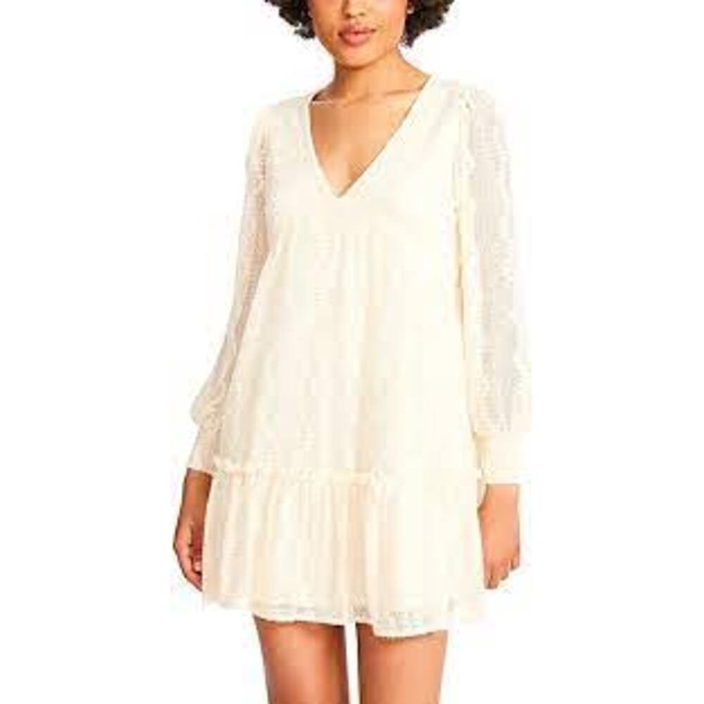 BB DAKOTA BY STEVE MADDEN Place On Earth Long Sleeve Minidress size small